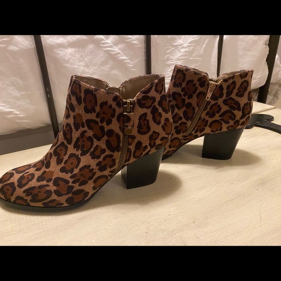 macys leopard booties